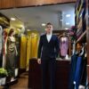 Navy Pinstripe Double-Breasted Suit – Timeless Elegance