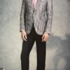Black & White Micro Check Bespoke Blazer