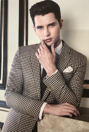 Brown Gingham Blazer – Sophisticated Vintage Charm